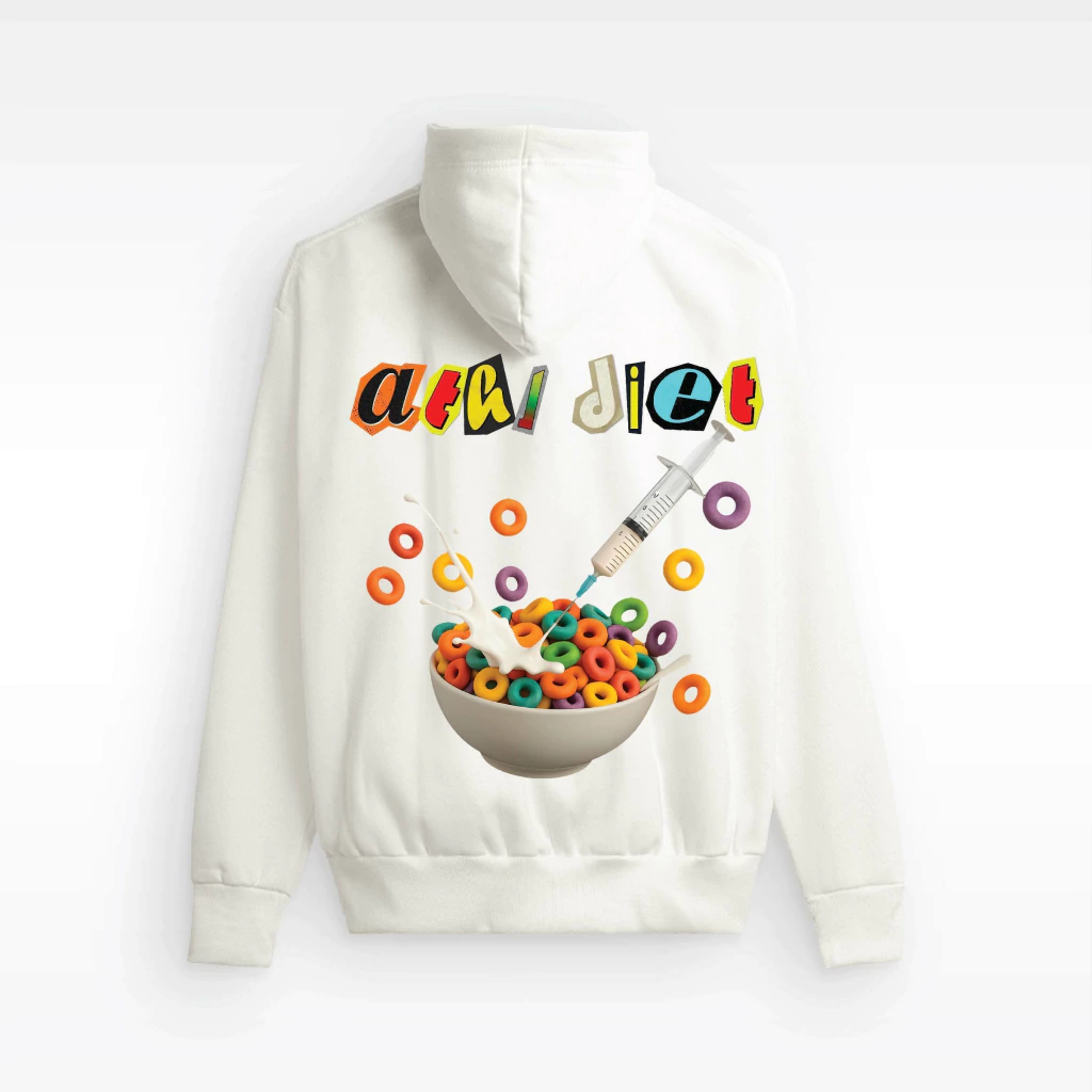 Moletom Athl Diet Off-White