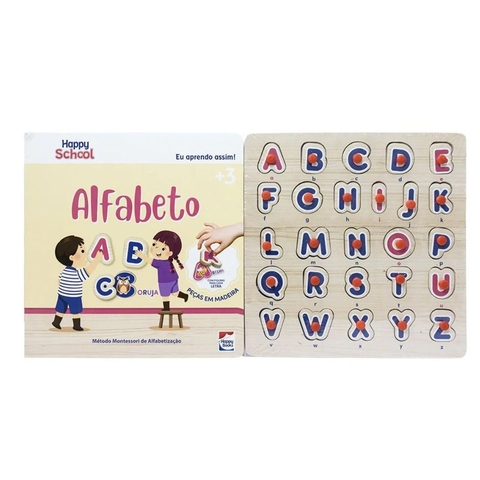 Livro Infantil Aprendendo Alfabeto Editora Happy Books