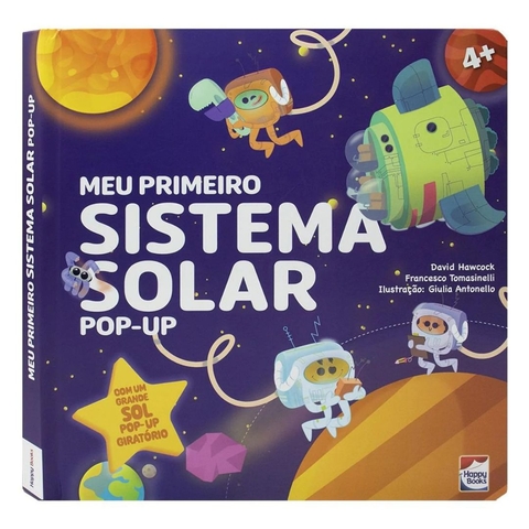 Livro Infantil Meu Primeiro Sistema Solar Pop-Up Happy Books