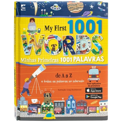 Livro Minhas Primeiras 1001 Palavras Inglês Happy Books