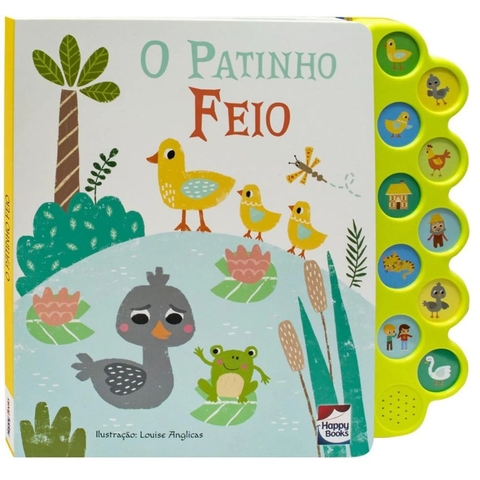 Livro Encantos Sonoros: O Patinho Feio Editora Happy Books