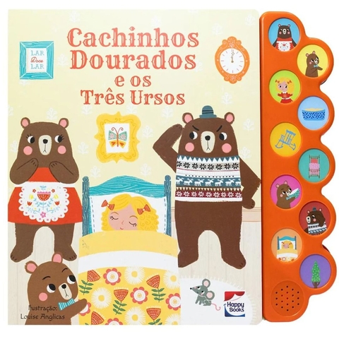 Livro Encantos Sonoros Cachinhos Dourados Editora HappyBooks