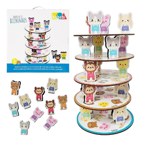 Empilhe Os Bichinhos, Babebi, Multicor