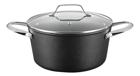 Caçarola Mimo Black Rock 20cm 3 Camadas Antiderente