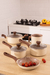 Jogo De Panela 5 Peças Creme Pratic Cook Mimo Style - comprar online