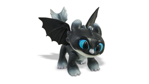 Boneco Dusk Baby Dragão De Como Treinar Seu Dração DreamWorks Pupee