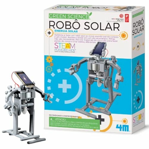 Robô Solar GreenScience Kosmik Brinquedo Educativo Sustentável