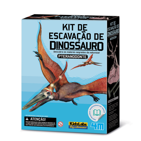 Kit De Escavação Pteranodonte Kosmik Brinquedo Educativo