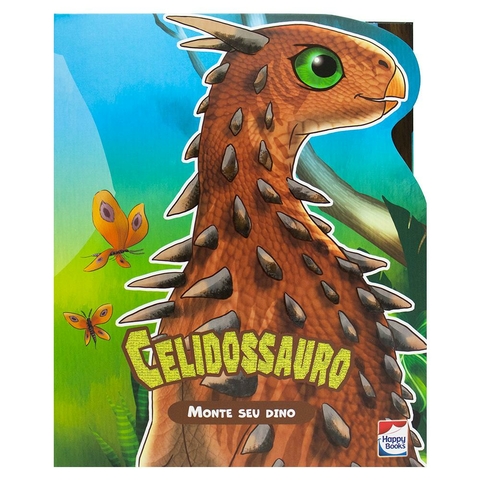 Livro Infantil Coleção Monte Seu Dino Celidossauro HappyBook