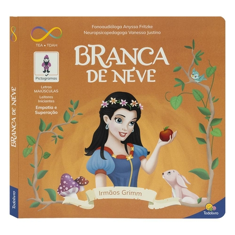 Livro Infantil Branca De Neve Neurodiversidade TDAH TEA