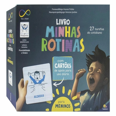 Livro Cartões Minhas Rotinas Para Meninas Neurodiversidade