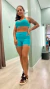 Short blocking cintura alta SAFIT - SAFIT - Moda Fitness