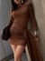 Vestido Eduarda Marrom na internet