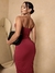 Vestido Isabela Bordô - comprar online