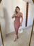 Vestido Lorena Chocolate - comprar online