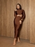Vestido Luiza Marrom