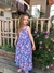 Vestido borboleta longo alça