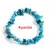 Pulseira de Pedra Natural Irregular para Mulheres, Contas De Cristal, Jóias Chi - loja online