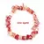 Pulseira de Pedra Natural Irregular para Mulheres, Contas De Cristal, Jóias Chi