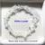 Pulseira de Pedra Natural Irregular para Mulheres, Contas De Cristal, Jóias Chi