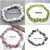 Pulseira de Pedra Natural Irregular para Mulheres, Contas De Cristal, Jóias Chi na internet