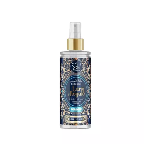 Body Spray Tariq Royale For Men 200ml - Soul Cosméticos