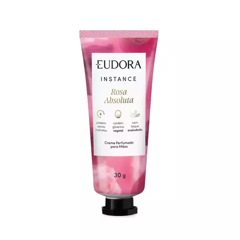 Creme Perfumado para Mãos Instance Rosa Absoluta 30ml