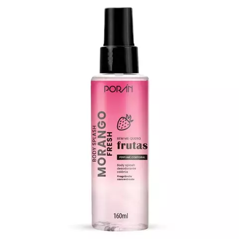 Body Splash Morango Fresh Porán