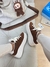 FLAT PLATAFORMA MARROM/BRANCO - loja online