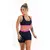 Conjunto Feminino Top Com Short Neon Marinho Rosa Massam Fitness - loja online
