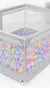 PANGDUBE-Recém-nascido Baby Playpen, Cerca de segurança com Protect Foam Ball, - FB Female Beauty