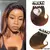 Cabelo Orgânico Reto Curto Cabelo Orgânico Curto Liso 220g 6Pas Pontas Cachead