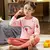 Imagem do Conjunto de roupas de inverno para crianças, pijama para meninos e meninas, con