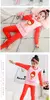 Conjunto de roupas de inverno para crianças, pijama para meninos e meninas, con