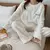 Conjuntos de pijamas de inverno para mulher pijamas casas roupas de pijama casa - FB Female Beauty