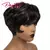 Peruca de cabelo humano curto pixie corte colorido onda natural perucas com fran - FB Female Beauty
