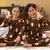 Conjunto de roupas de inverno para crianças, pijama para meninos e meninas, con