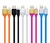 Cabo USB Colorido Emborrachado 1.2 Metros Knup CO-405 (CABOCO405) na internet