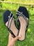 Rasteirinha Feminina Com Pedrarias - S01-Preto Tamanho:37 (S01-Preto 37) - comprar online
