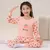 Imagem do Novo algodão crianças pijamas conjuntos de inverno do bebê meninas meninos ro