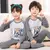 Imagem do Conjunto de roupas de inverno para crianças, pijama para meninos e meninas, con