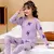 Conjunto de roupas de inverno para crianças, pijama para meninos e meninas, con - loja online