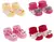 Meias infantis menina recem nascido RN MIP bebe bichinho kit com 5 pantufas - FB Female Beauty