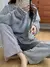 Imagem do Conjuntos de pijamas de inverno para mulher pijamas casas roupas de pijama casa