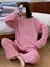 Conjuntos de pijamas de inverno para mulher pijamas casas roupas de pijama casa - FB Female Beauty