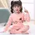 Novo algodão crianças pijamas conjuntos de inverno do bebê meninas meninos ro na internet