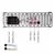 Podofo rádio estéreo do carro player digital bluetooth mp3 player JSD-520 60wx - comprar online