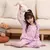 Imagem do Conjunto de roupas de inverno para crianças, pijama para meninos e meninas, con