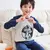 Novo algodão crianças pijamas conjuntos de inverno do bebê meninas meninos ro - comprar online