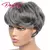 Peruca de cabelo humano curto pixie corte colorido onda natural perucas com fran - FB Female Beauty